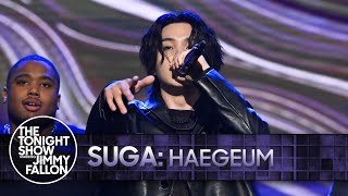 SUGA Haegeum  The Tonight Show Starring Jimmy Fallon [upl. by Friend]