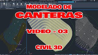 Civil3D CANTERAS  VIDEO 03 Taludes y Banquetas [upl. by Areic]