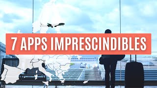 7 APPS de VIAJES 📲 imprescindibles  Aplicaciones para viajar por EUROPA [upl. by Goebel]