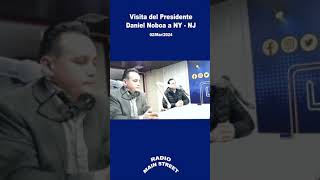 ENTREVISTA A SIMON PALACIOS SOBRE VISITA DEL PRESIDENTE NOBOA A NEW YORK [upl. by Natfa]