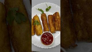 Potato Bread Roll  Aloo Bread 🤤😍shorts recipe potato bread [upl. by Salokkin698]