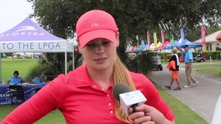 MaudeAimee Leblanc  Second Round Symetra Tour Championship [upl. by Harday]