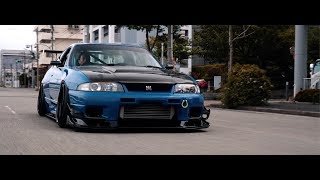 Shirasakas R33 GTR LM in the streets of Tokyo  4K [upl. by Aitnwahs]