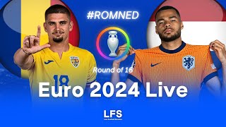 ROMANIA 03 NETHERLANDS  EURO 2024 LIVE WATCHALONG COMMENTARY [upl. by Imled]