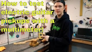 How to test electric guitar pickups [upl. by Gavrilla]