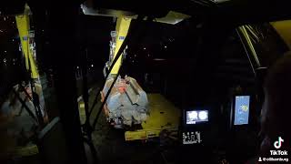 MOVAX RAMME AM LIEBHERR A922RAIL  ZWEIWEGEBAGGER  CAB VIEW  HAMBURG  GOPRO [upl. by Ardnait]