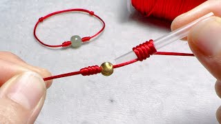 How to Make Bracelet with 1 String in 5 Minutes DIY Jewelry Tutorials [upl. by Solahcin]