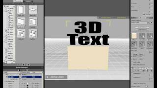 Iclone Tutorial 3D Text [upl. by Notnef]