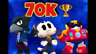 70K Trophy Push in Brawl Stars  Viewers Join Up Using The Team Code  NEW Brawl Pass Season Update [upl. by Jacenta]