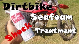 Dirtbike Seafoam Shock Treatment FAIL [upl. by Richey]