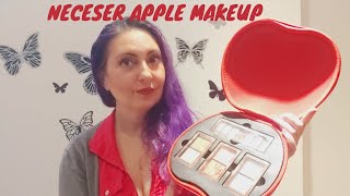 NOVEDADES MERCADONA NUEVO NECESER APPLE MAKEUP MERECE LA PENA 🍎🍎 [upl. by Ahsinelg]