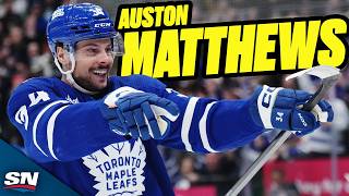 EVERY Auston Matthews Goal From The 202324 NHL Season [upl. by Nawek]