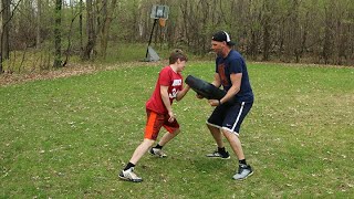 Defensive Line Drills  Hand Fighting [upl. by Friedberg]