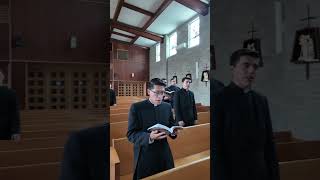 The MidDay Hymn is a Chance for the Seminarians to Pray During a Busy Day [upl. by Abil]