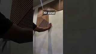 How tow installing 3d panel shortvideo wholesale youtubeshorts royalwallpaper decor panel [upl. by Garzon]