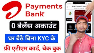 airtel payment bank account open  airtel payment bank account open 2024 [upl. by Sumaes]