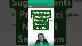 Stagione già calda sul tabellone ⚽✅ dei pronostici naturali betting scommesse shorts [upl. by Aiak]