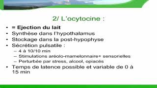 Physiologie de la lactation [upl. by Grunberg]