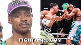 ERROL SPENCE JR REACTS TO DANNY GARCIA BEATING JOSE BENAVIDEZ JR quotEXTRA WEIGHT FEEL GOODquot [upl. by Yard]