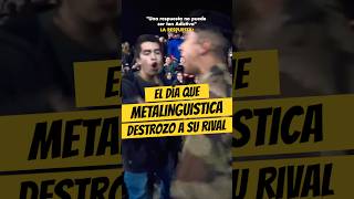 EL día que METALINGUISTICA DESTROZO a su rival con FLOW🔥🥵 metalinguistica freestyle dembattles [upl. by Assirac]