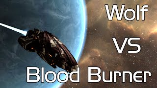 EVE Online Level 4 Blood Raider Burner Mission using a Wolf Anomic Agent [upl. by Ohare]