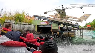 Highspeed Jetboat Ride INSIDE a Theme Park Stunt Show  Kitt SuperJet  Movieland Italy [upl. by Ludwig]