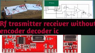 ExplainedHow to make wireless transmitter using Rf module without encoder decoder amp Microcontroller [upl. by Bromleigh]