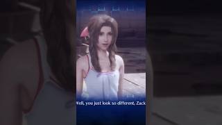 FF 7 Crisis Core RE Aerith laughs at Zack s new hair ff7 aerith crisiscorefinalfantasy7reunion [upl. by Leopoldine]