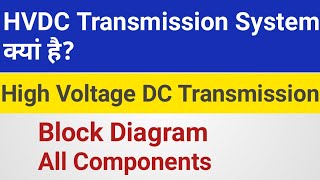 High Voltage DC Transmission System Components of hvdc transmission system Hvdc Transmission line [upl. by Ayotl]