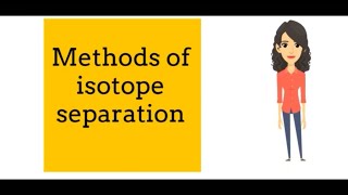 METHODS USED FOR THE SEPARAION OF ISOTOPES  OVERVIEW RADIOCHEMISTRY jhwconcepts711 [upl. by Weiss752]