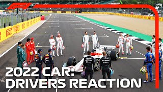 2022 F1 Car Launch Event  Driver Reaction [upl. by Beare]