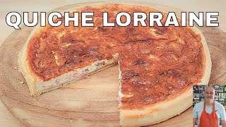 Comment faire la quiche lorraine très rapidement et facilement [upl. by Aknaib940]