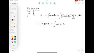 By parts integrate Xcode calculus algebra ncertsolutions apcalculus calculus [upl. by Atekin]