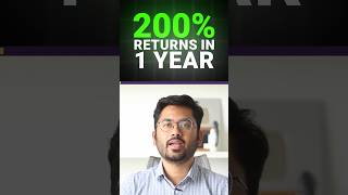 200 return in 1 year🤑📈multibaggerstock valuestocks stockmarket [upl. by Blossom]