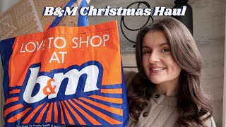 BampM CHRISTMAS HAUL 2024 NEW IN BampM CHRISTMAS HOME DECOR [upl. by Allemahs434]