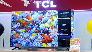 TCL LED58P635 58INCH 4K HDR GOOGLE TV UNBOXING AND DEMO [upl. by Scotney704]