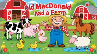 Old MacDonald Had A Farm  Animals Guessing Game  Nursery Rhymes amp Kids Songs kids poem [upl. by Shwalb]