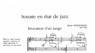 Alexis Weissenberg  Sonate en état de jazz Hamelin [upl. by Ssyla]