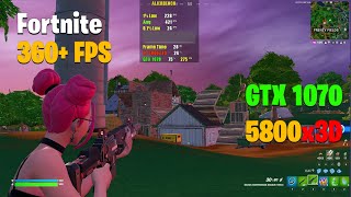 5800X3D amp GTX 1070  Fortnite Performance Mode [upl. by Anaillil87]