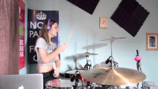 Cannonball  Lea Michele drum cover [upl. by Tilford]