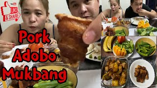 Pork Adobo Mukbang  OFW Life  with Angela Sison Vlogs  Husband amp Wife Tandem [upl. by Tressa687]