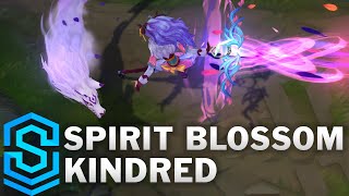 Spirit Blossom Kindred Skin Spotlight  PreRelease  League of Legends [upl. by Forland]