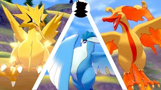 【Pokemon Camp】Articuno・Zapdos・Moltres（Galar） vs Shiny [upl. by Enairb]