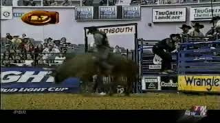 Coppertop bucks Chad Denton  02 PBR Jacksonville [upl. by Onilatac]