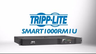 Tripp Lite SMART1000RM1U UPS System [upl. by Haya]