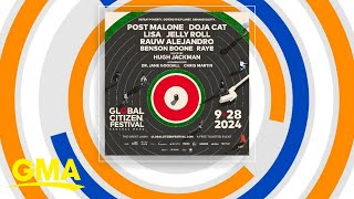 A preview of this weekend’s 2024 Global Citizen Festival [upl. by Oirrad]