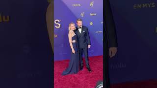 Jack Lowden and Saoirse Ronan Pose Together on the Red Carpet at the 76th Primetime Emmy Awards [upl. by Wanfried981]