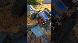 Scx10ii sidehill rccar hobby tinytrucks offroad holmeshobbies rcfun shorts axial rchobbies [upl. by Erine115]