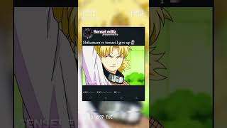 Shikamaru vs temari I give up🗿animeedit shortfeed naruto [upl. by Rossie]