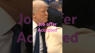 Joe rogan reacts to Trump making a job offer at press conference [upl. by Akiemat]